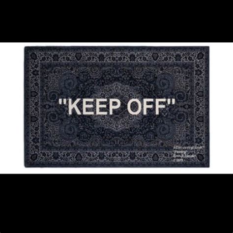 IKEA X Off White Keep Off 地氈 Virgil Abloh Rug KeepOff 毯, 傢俬＆家居, 其他
