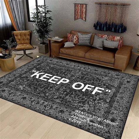 Virgil Abloh Ikea Rug Fake