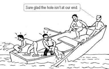 keep the boat afloat meaning