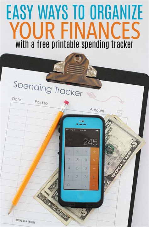 keep track of finances