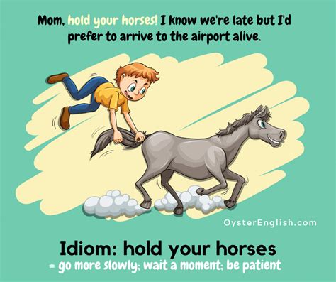 keep your horse down