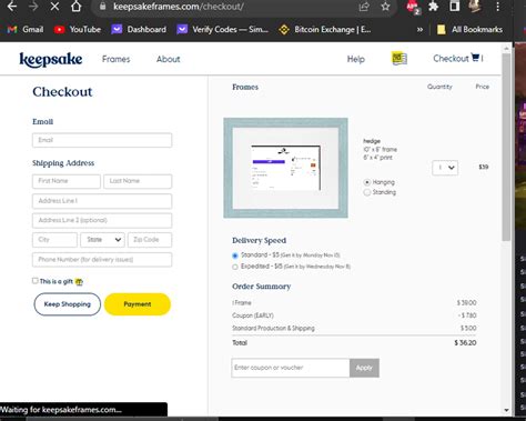 Keepsake Frame Discount Code