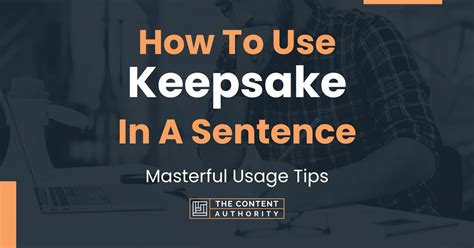 Keepsake Meaning With Sentence