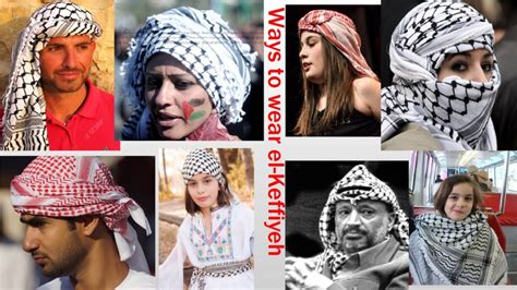 keffiyeh styles by country