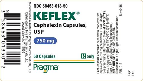 keflex 750 mg antibiotic information sheet