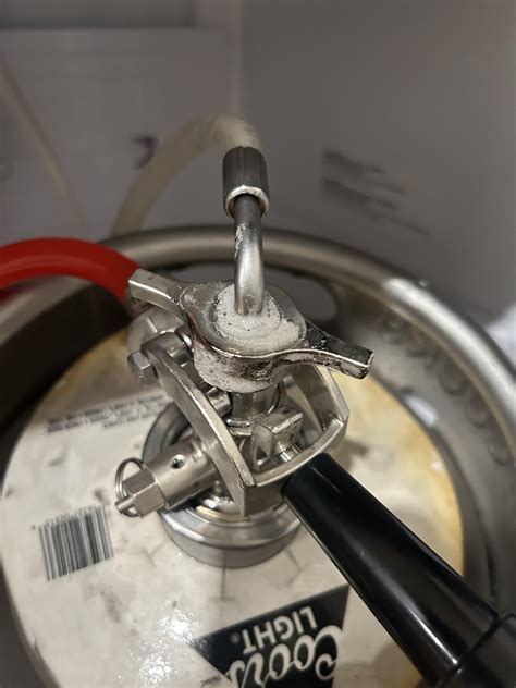 Kegerator Keg Leaking