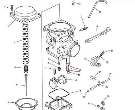 keihin carburetor parts diagram