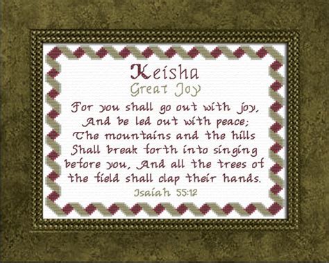 keisha in the bible