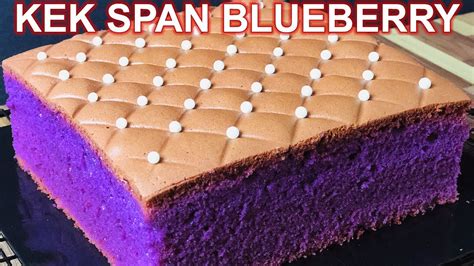 Kek Blueberry Lembut: Resipi Dan Arahan