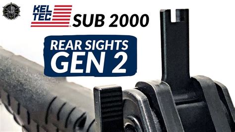Kel Tec Sub 2000 Gen 2 Rear Sight Upgrade