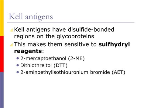 Kell Antigen Incompatibility