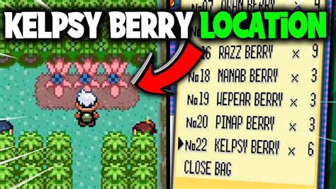Kelpsy Berry Emerald Location
