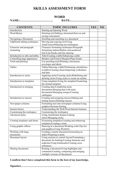 Kels Assessment Form PDF Multifaceted Evaluation