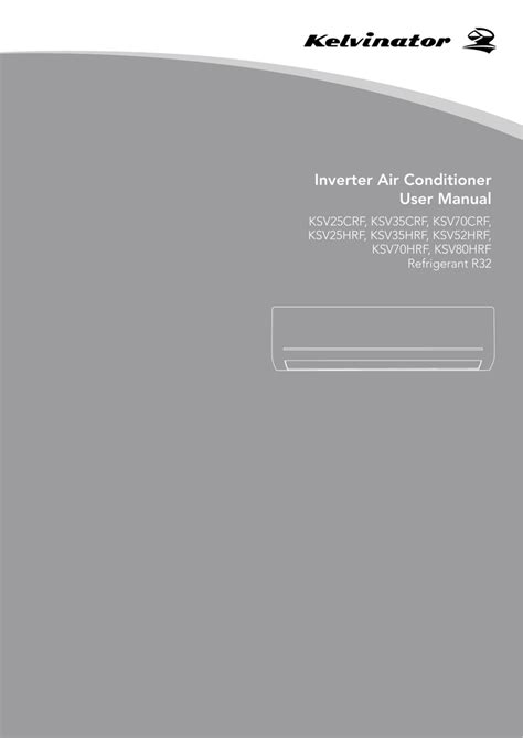 Kelvinator Split System Installation Manual