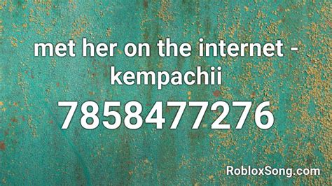 kempachii-metherontheinternet Roblox ID