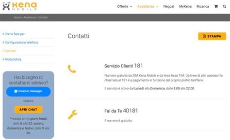 Kena Mobile Linea Fissa