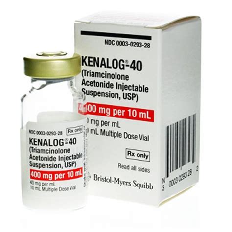 kenalog injection where to give