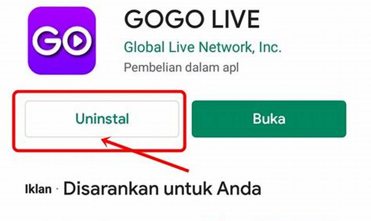 kenapa gogo live network unavailable