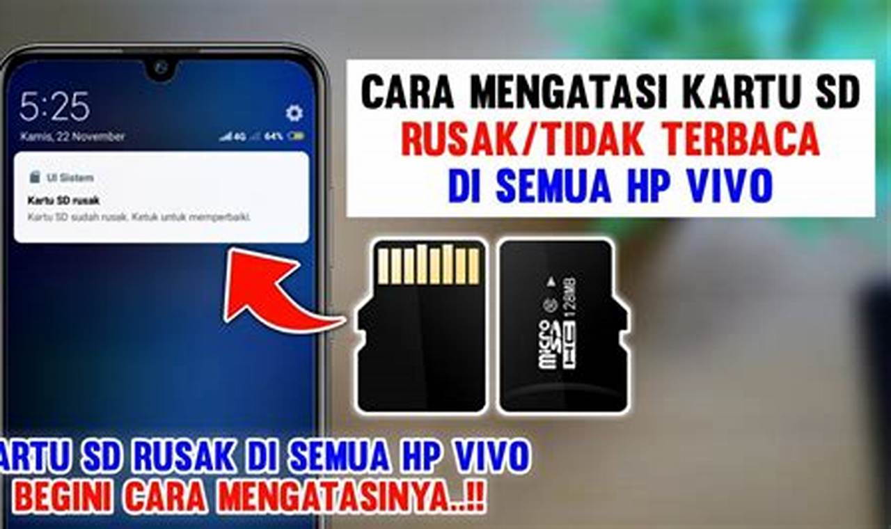 kenapa kartu sd tidak terbaca di hp vivo