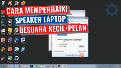 kenapa suara youtube kecil di laptop