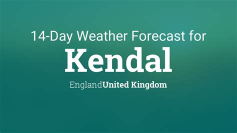 kendal 7 day weather forecast