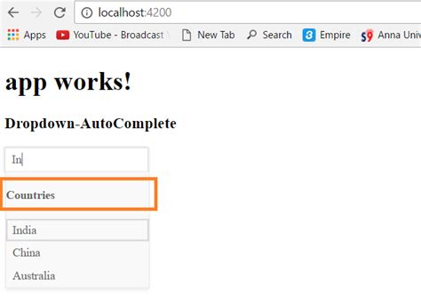 Kendo Autocomplete Dropdown Angular