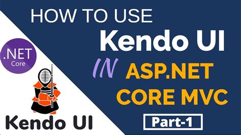 Kendo Mvc .Net Core