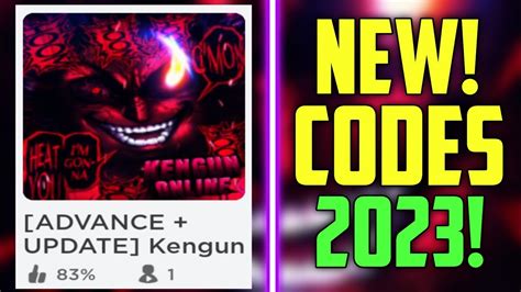 kengun online codes 2023