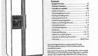 Kenmore Refrigerator Model 106 Service Manual