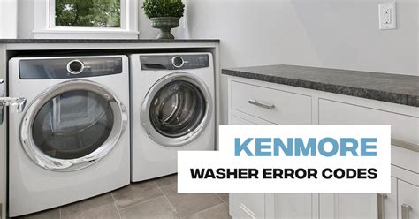 Kenmore Connect Front Load Washer Le Error Code
