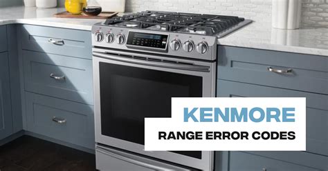 Kenmore Stove F11 Error Code