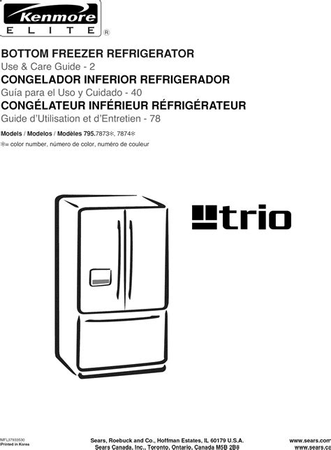 Page 19 of Kenmore Refrigerator 253 User Guide