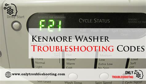 Your Guide to Kenmore Series 600 Washer Troubleshooting Machine Answered
