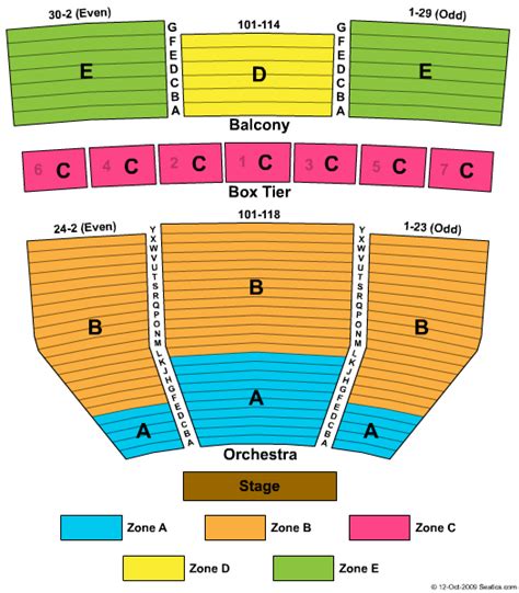kennedy center eisenhower seating chart