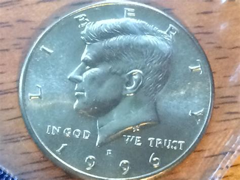 kennedy half dollar coin values 1996