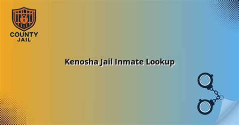 kenosha jail