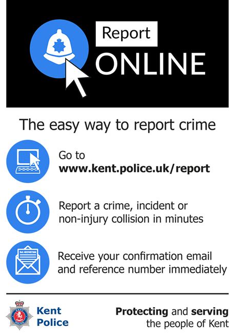 kent police report an incident online