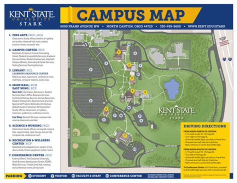 kent state map of campus