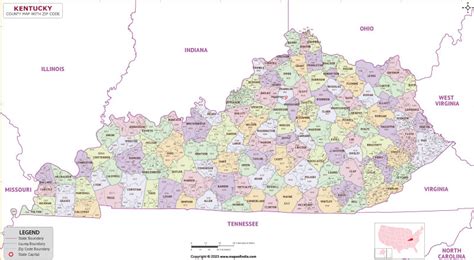 Kentucky Counties And Zip Codes