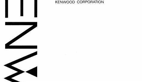 Kenwood Ka 76 Owners Manual