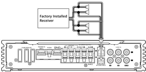 Kenwood Speaker Level Input Harness