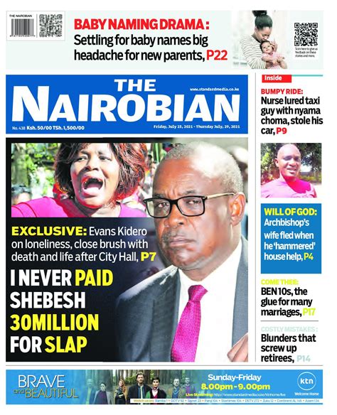 kenya daily newspaper today