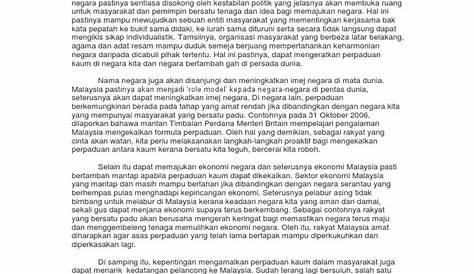 Contoh Karangan Kepentingan Perpaduan Kaum Di Malaysia - Riset