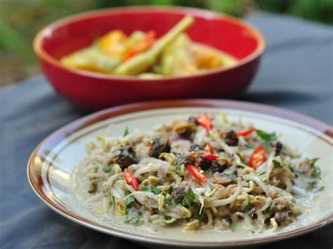 Kerabu Taugeh Dan Kerang Ala Utara: Resipi Terperinci