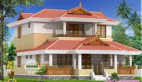 Kerala House Design Front Elevation Very Cute 2750 Sq.ft. Home