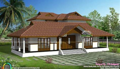 Kerala model home plan in 2170 sq.feet Kerala home