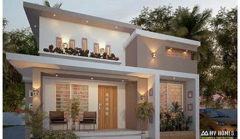 1197 sqft 3 bedroom villa in 3 cents plot Kerala home