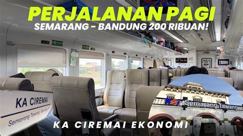 Harga Tiket Kereta Semarang Bandung Ekonomi