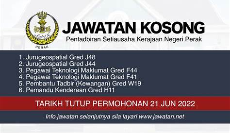 Jawatan Kosong di Majlis Perbandaran Kuala Kangsar (MPKK) - 4 September