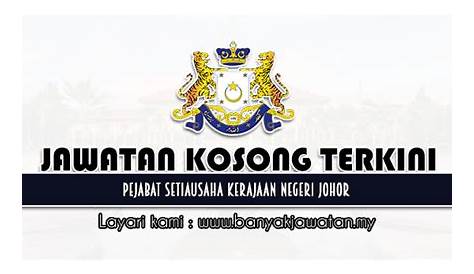 Jawatan Kosong Terkini Jabatan Perancang Bandar dan Desa Negeri Johor